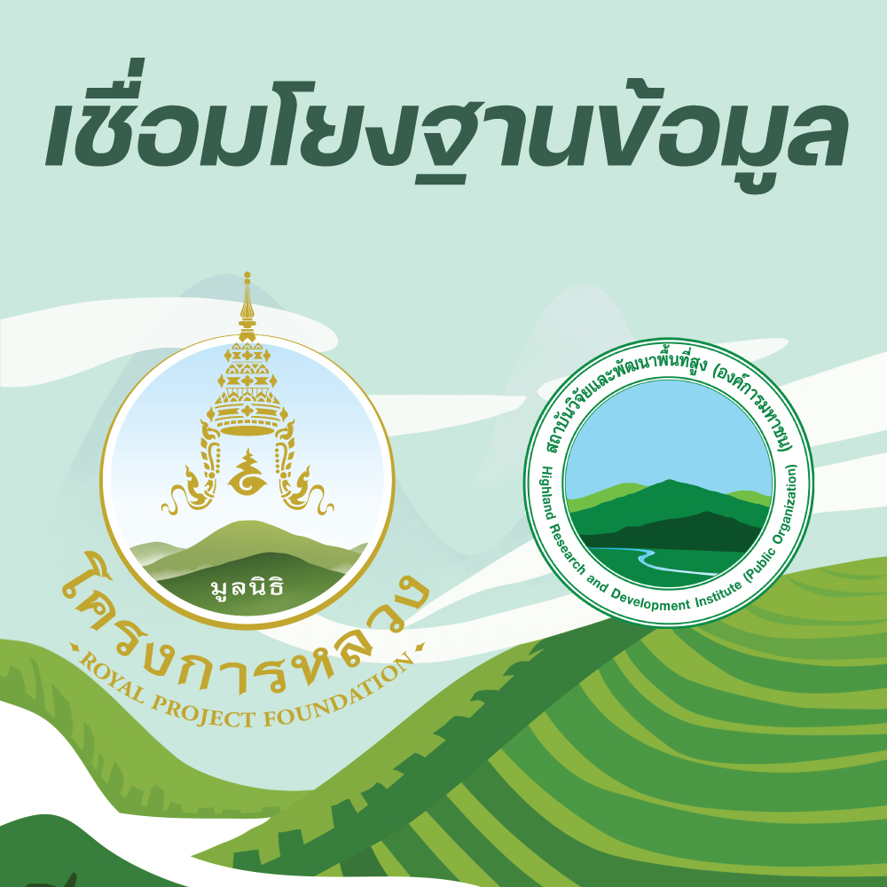 เชื่อมโยงฐานข้อมูล โครงการหลวง และ สวพส.